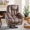 Fauteuil inclinable électrique de massage surdimensionné de 41 po avec porte-gobelet caché Al Port Aledo 