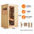 1-Person Compact Wooden Sauna Cabin