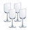 Villeroy & Boch NewMoon Set/4 Lead Free Crystal All Purpose Wine Glass