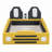 PU Leather Car-Shaped Platform Bed with Wheels,-1990834474