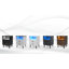 Tables de chevet Targo avec lumières DEL et ports USB-580008222