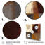 Chocolat brun élémentaire V - art abstrait sur toile-818064592-818064601