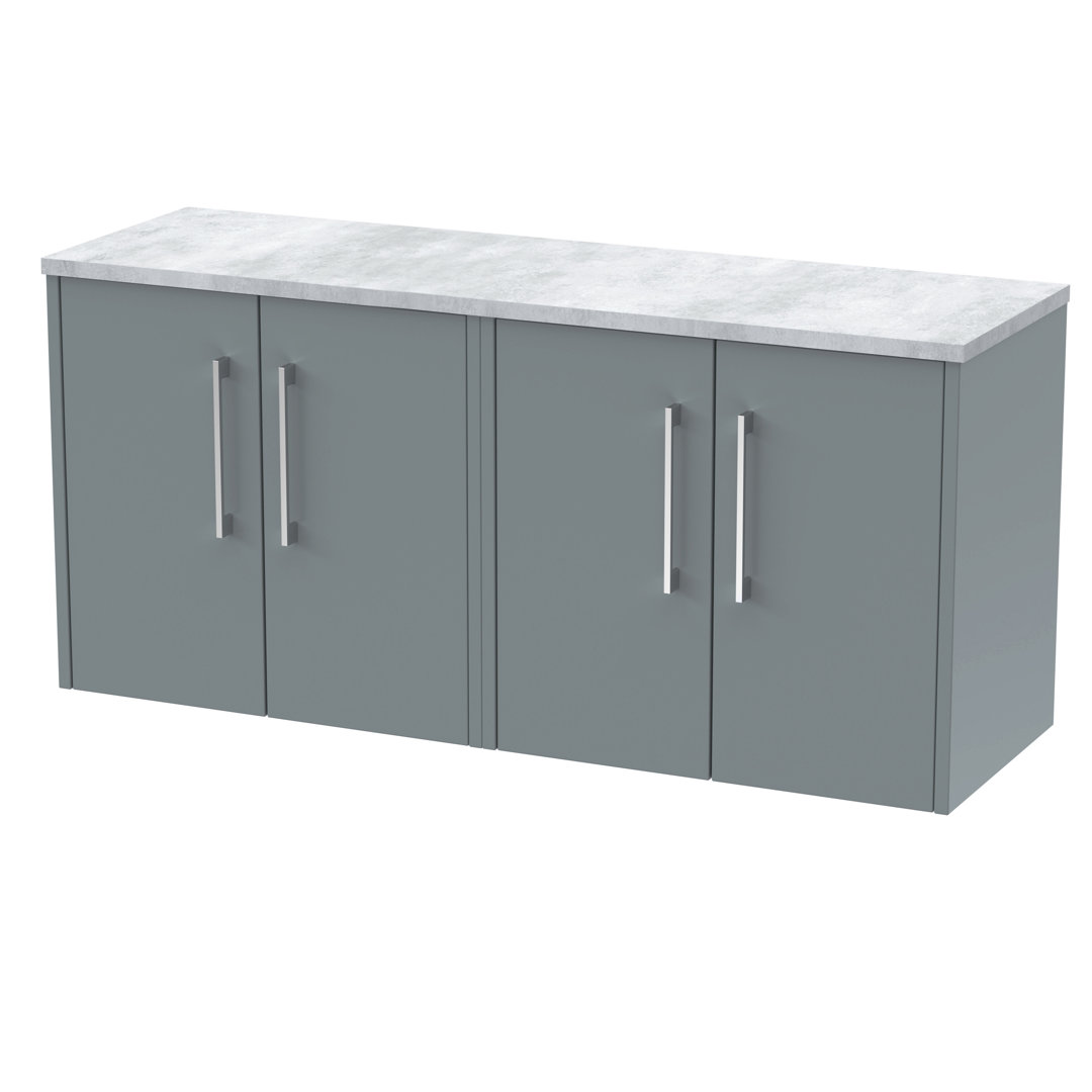 Juno 120.5cm Double Bathroom Vanity Base Only