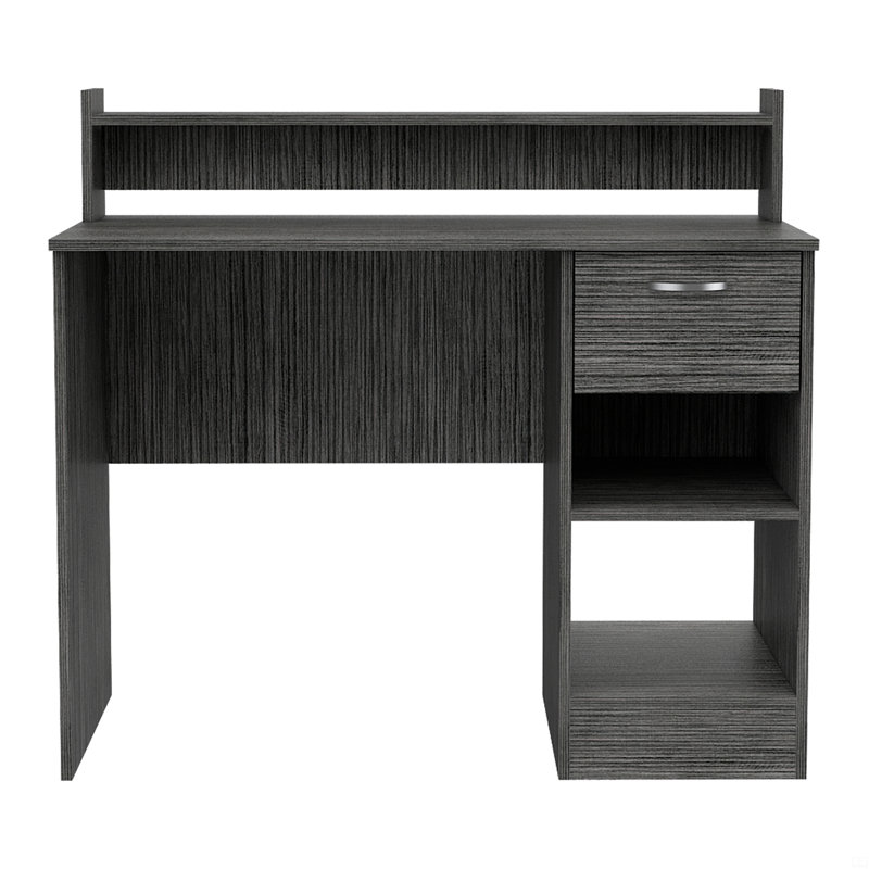 Bureau d'écriture, plusieurs tablettes, un tiroir