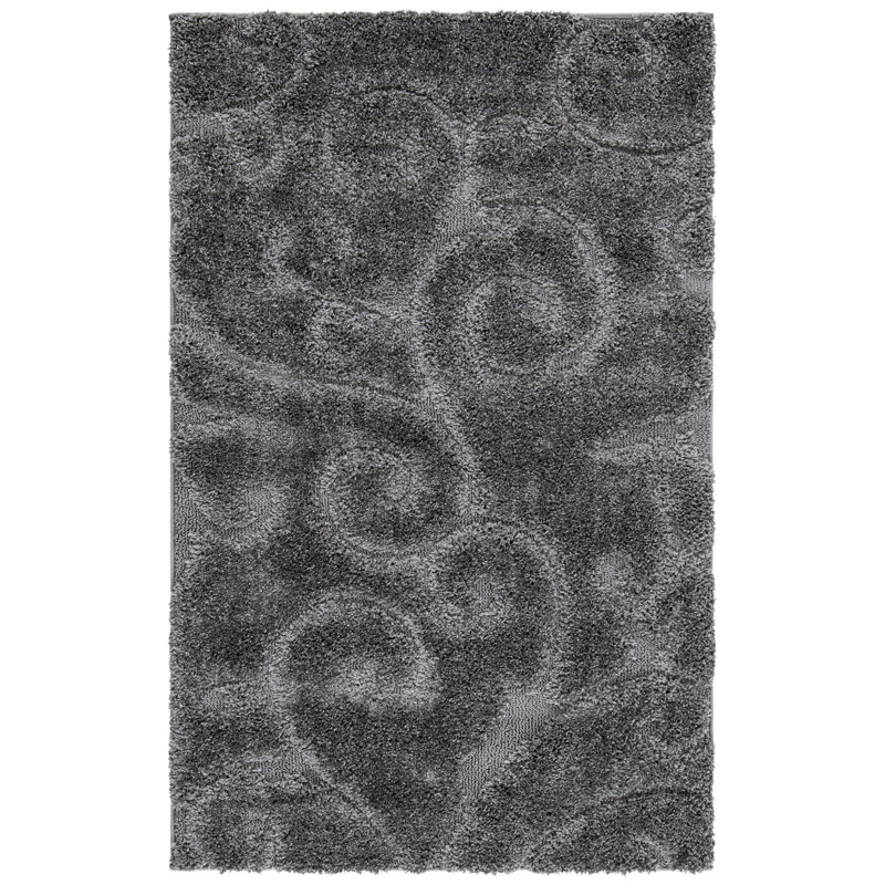 Tapis gris Chaffin, Rectangle 3 pi 3 po x 5 pi 3 po, Gris foncé