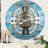 Wall Clock 24" Oversized for Living Room decor with Real Moving Gears England Collection-107103003
