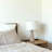 Brightech Nathaniel 20" Cement LED Table Lamp with Cream Cotton Drum Shade