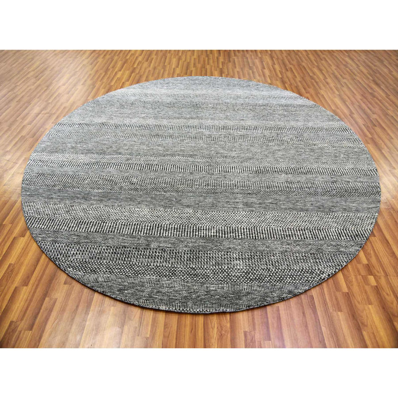 Tapis unique gris 10 pi x 10 pi Karyl