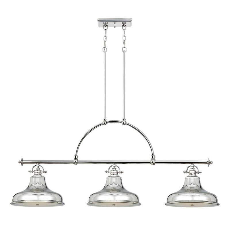 Paulin 3 - Light Kitchen Island Pendant, Imperial Silverian