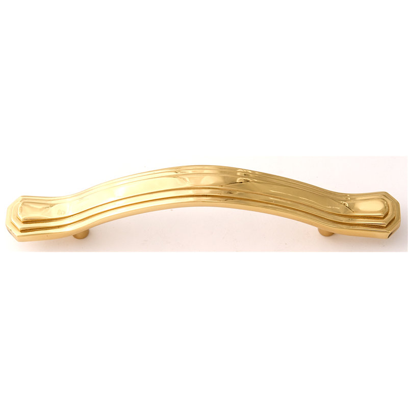 Geometric Arch Pull, Polished Brass