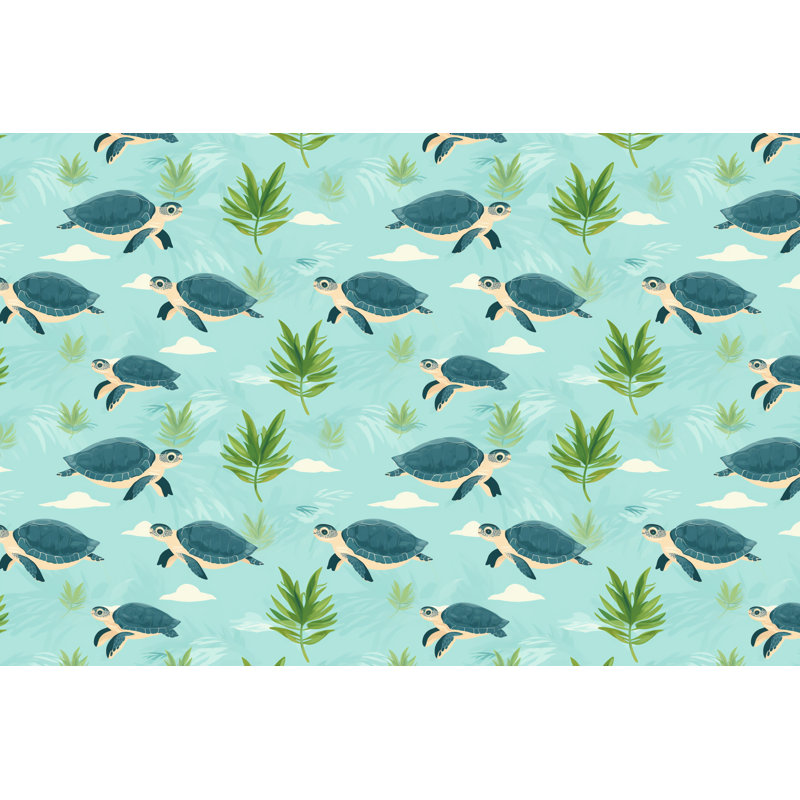 Turtle Machine Printed Throw Blanket, Throw