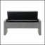 Banc de bout moderne avec rangement, grand tabouret de repose-pieds rembourré, banc de meuble-lavabo de fenêtre confortable pour salon, chambre à coucher, dortoir, table basse, lin