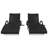 80'' Outdoor Wicker Chaise Lounge Chairs Set of 2, Patio Rattan Reclining Chair Pull-out Side Table Adjustable Backrest Ergonomic Wave Design Pool Sunbathing Recliners, Black-2136783211