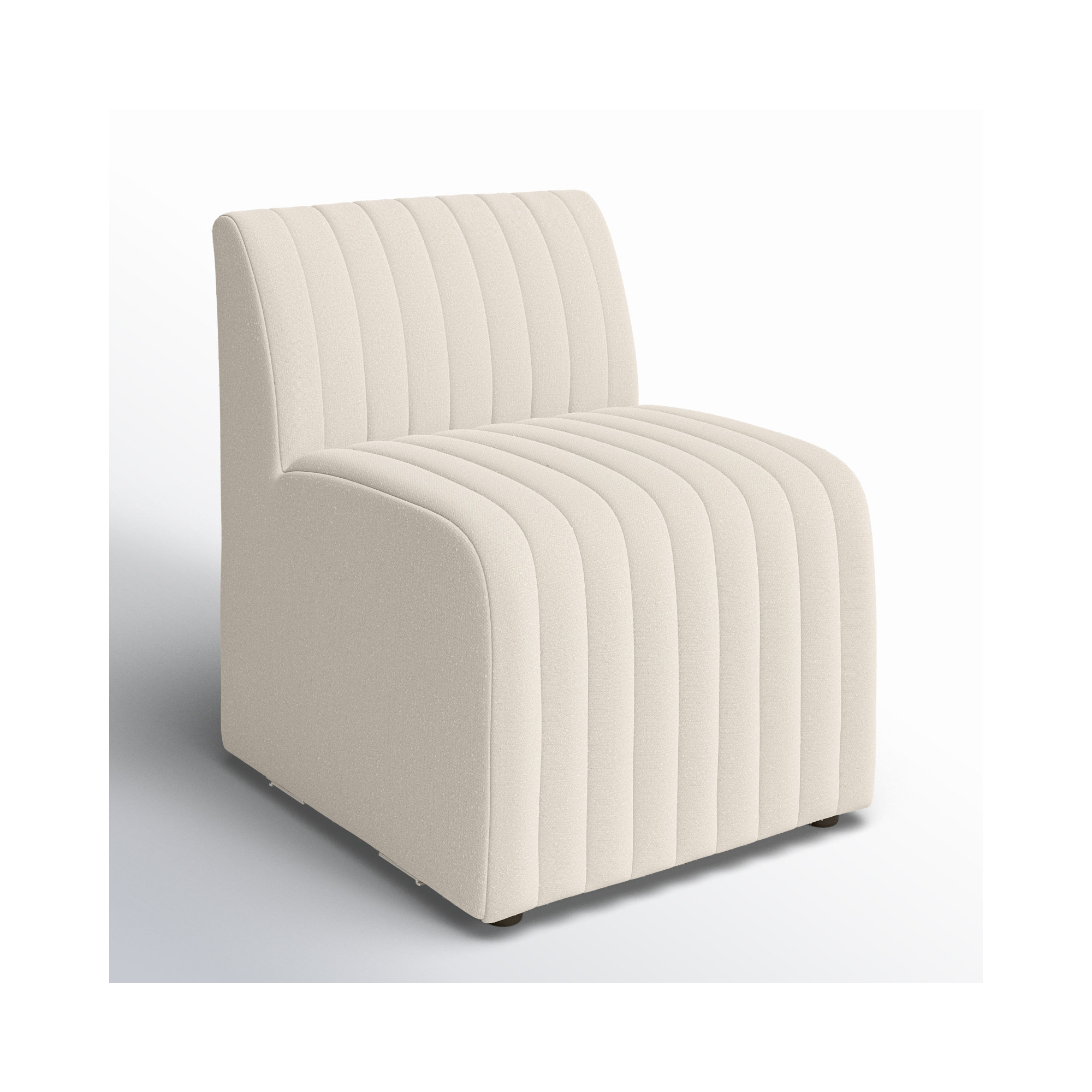Brandt Dining Chair, Capri Oatmeal Boucle