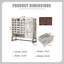 Buffet Farmhouse avec portes en treillis arquées-960499385