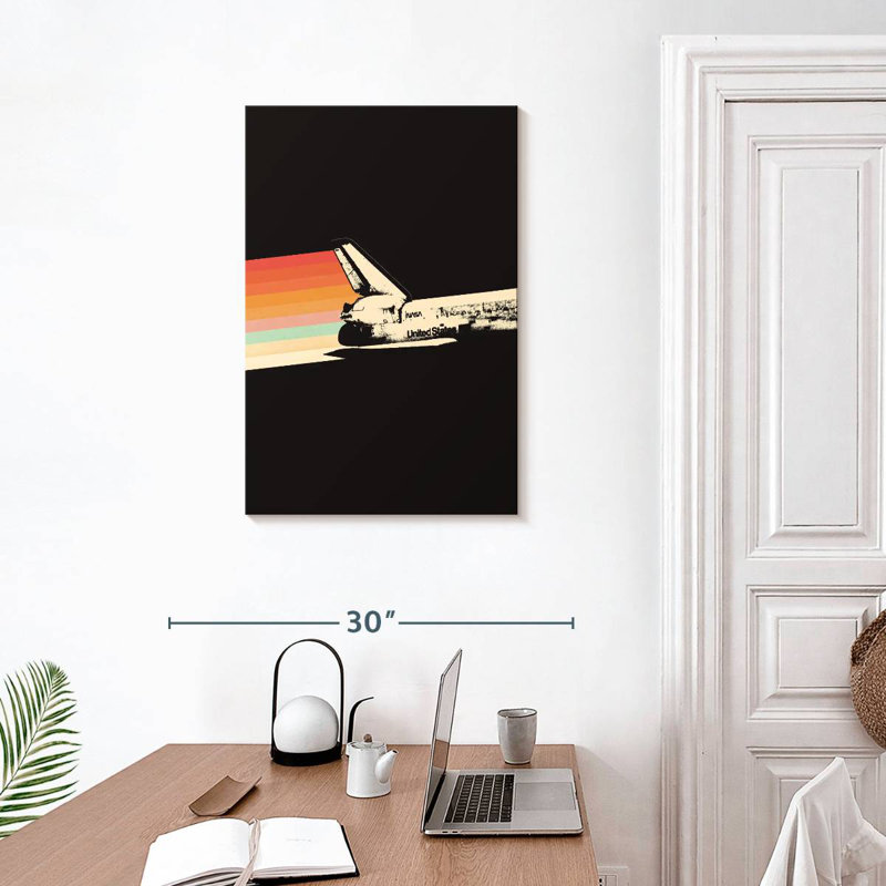 Oberle Spaceship Rainbow, 30" H x 20" W