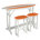 Blanc / orange agrume