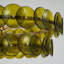 Lustre 8 lumières 33 po avec abat-jour en verre martelé vert olive Aaron, finition laiton antique Aaron-876289219-885352156