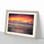 Spanish Beach at Sunset in Abstract - Picture Frame Graphic Art Print on MDF-55726671-55726680