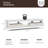 Ivy Bronx Led Floating Tv Stand For 85 Inch Tv, White High Glossy Wall Mounted Haning Tv Stand With 2 Cabinets And Glass Shelve, Modern Floating Entertainment Center Console Shelf For Living Room, Bedroom-1193557092