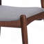 Ensemble de salle à manger 5 pièces 1 table 4 chaises, structure en bois d'hévéa, plateau en faux bois, rétro - élégant pour la cuisine et la salle à manger familiale-1901805710