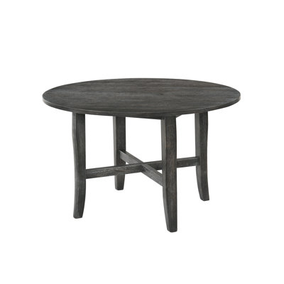 Rustic Gray Finish Dining Table