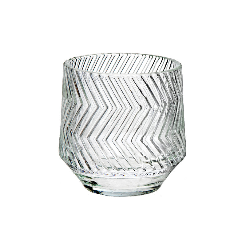 3.85'' H Glass Wall Tealight Holder