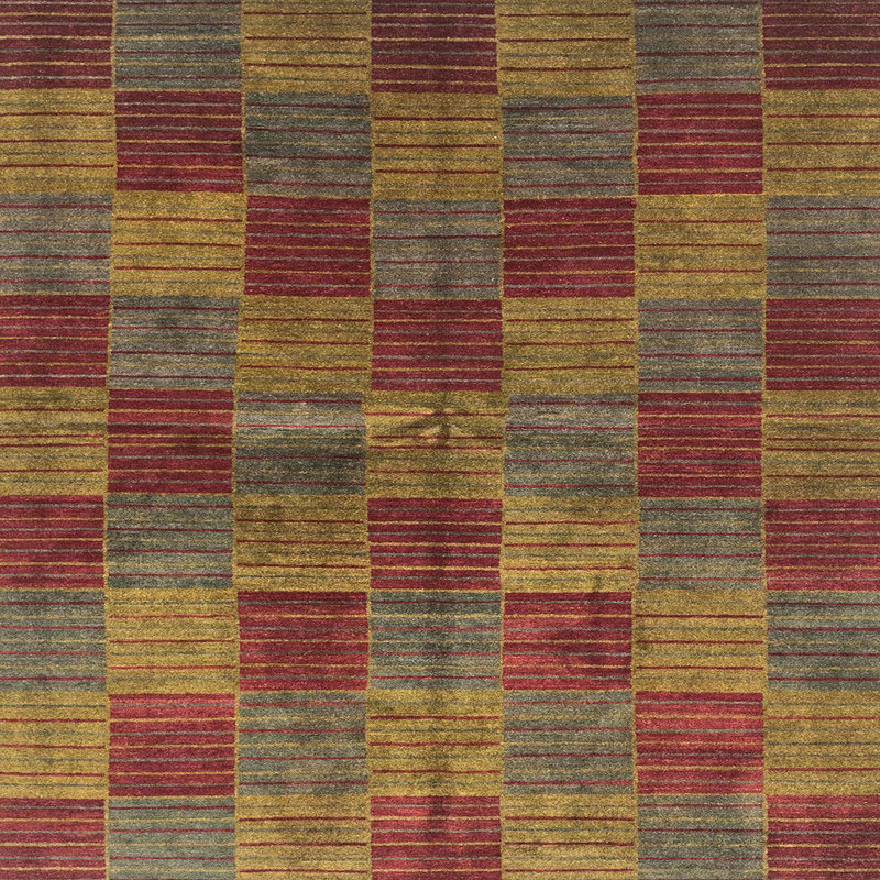 Abstract Indoor Rug, Square 6'