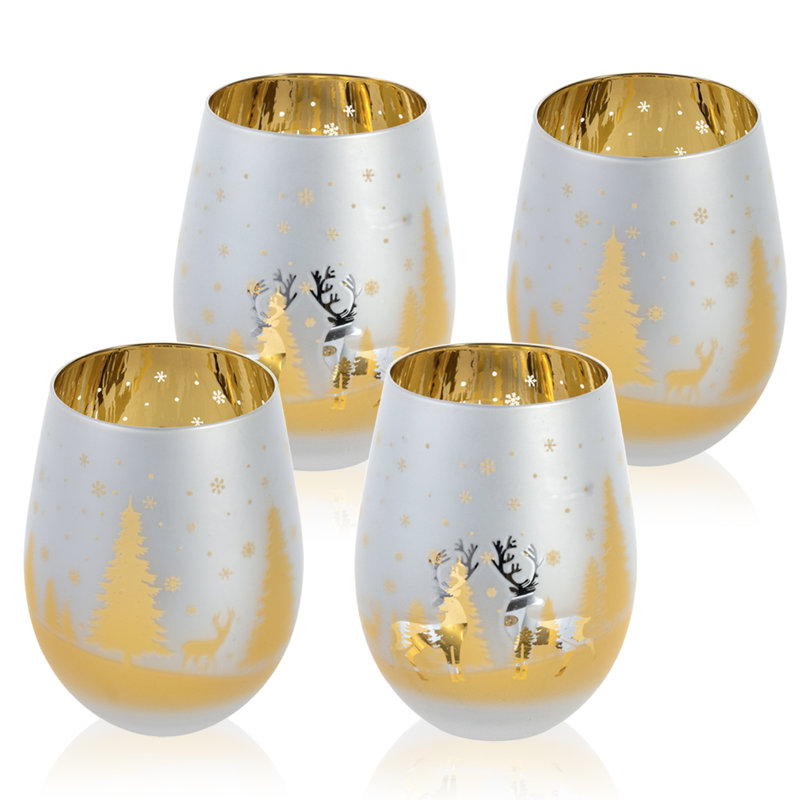 4 Piece 414ml Wine Glass Set