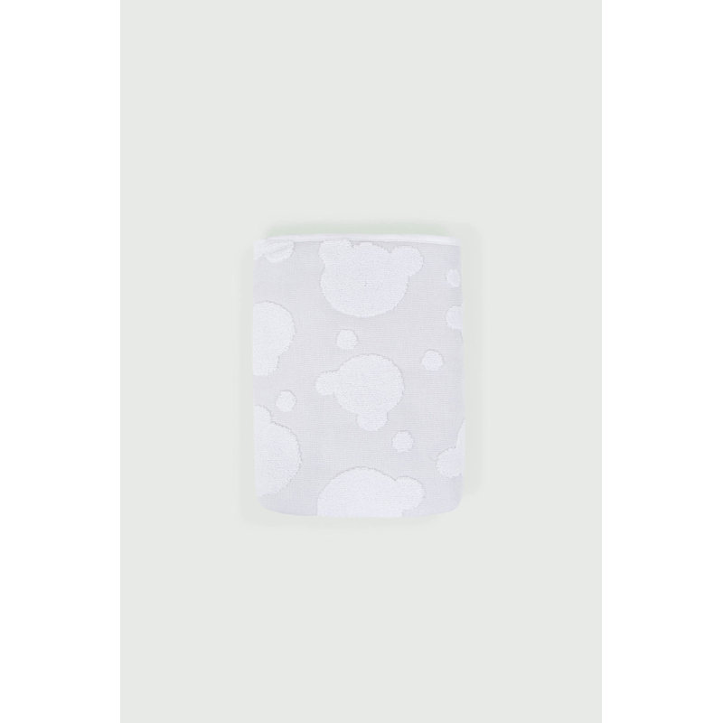 Serviette de bain 100% coton Maliha, gris
