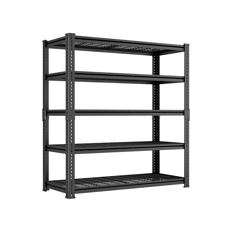 Étagère de rangement en métal 5 niveaux, H 72 po x l 40 po x P 18 po