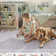  Floral Scalloped Rug Vintage Boho Washable Area Rug Soft Bedroom Rugs Non-Slip Throw Carpet