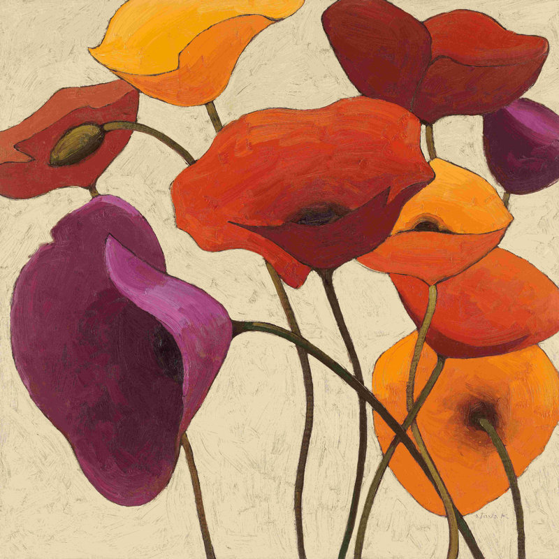 «Up One» par Shirley Novak - reproduction d'art sur toile tendue, L 12 po x H 12 po