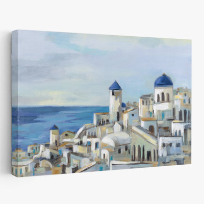 Vue contemporaine de Santorini d'inspiration contemporaine et mondiale I