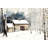 Small Winter Barn Print On Canvas