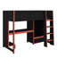 Lit mezzanine simple avec bureau-1200115679
