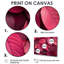 «Crimson Leaves Dancing Rose III» - feuilles, décoration murale-508912579-508912578-508912581