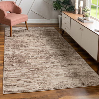 Tapis brun / ivoire Perillo