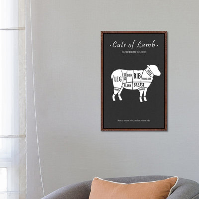 Butchery Lamb by Mark Rogan - Print on Canvas