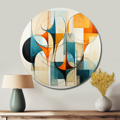 Maxwell - Abstract Round Metal Home Decor