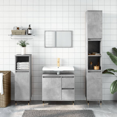Amher Floor Mounted Bathroom Cabinet