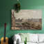 Paysage rétro - Toile tendue avec châssis encadré D-652215246-652215247