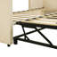 Lit de jour simple tapissier avec couchette escamotable, lit de jour-231403251