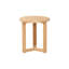 Small Round Teak Outdoor Cross Legs Nesting Side Table