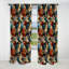 Rideau à motif floral - motif floral cachemire - 1 panneau-107547633