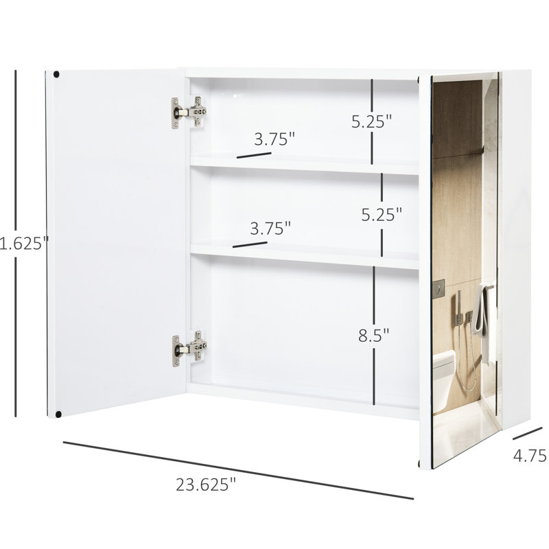 Miroir de salle de bain avec miroir