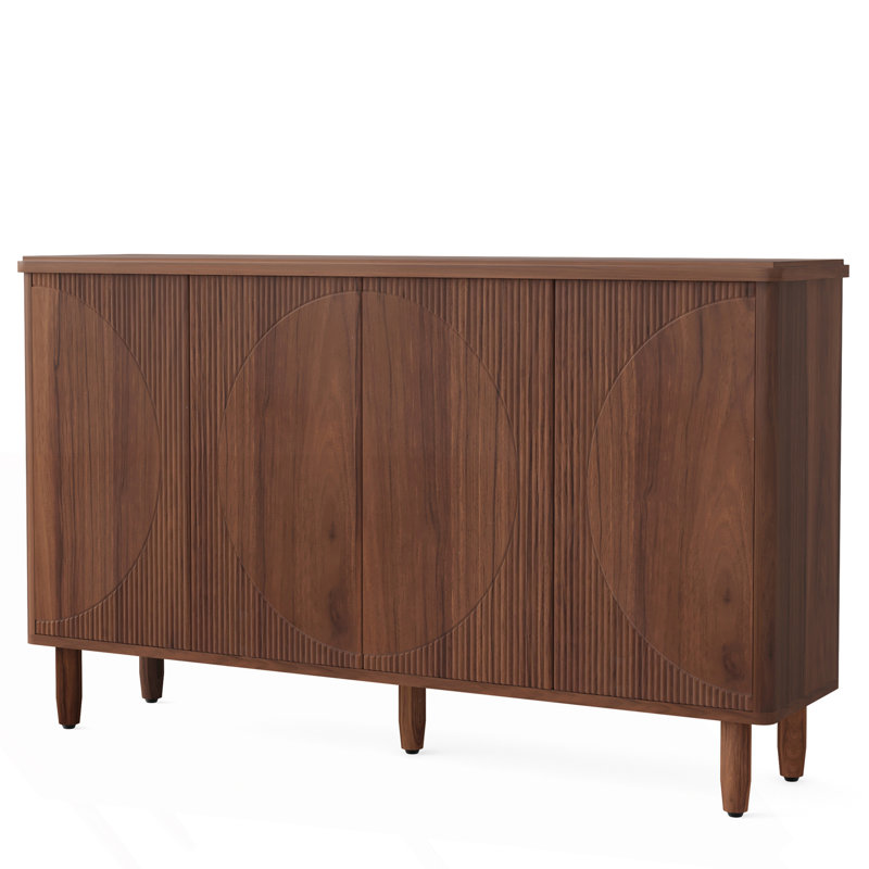 Modern Rustic Buffet Sideboard Cabinet With Storage