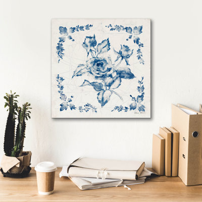 «Red Tile Studio®» par Cheri Blum, art mural rouge sur toile Red Barrel Studio®