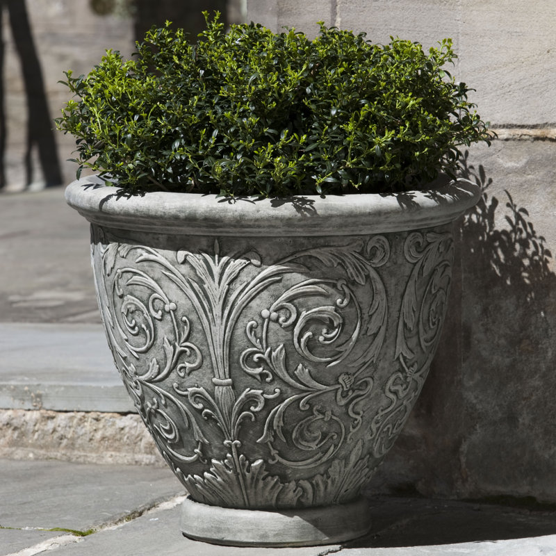 Arabesque Planter, Alpine Stone, Small