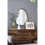 Miroir mural irrégulier 30 po x 38 po avec cadre en bois, entrée de salle de bain de salon, design minimaliste, bords incurvés doux, cadre en pin à 25% pour chambre et miroir de style